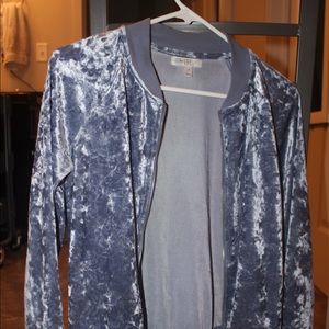 Small Velvet Bomber Jacket